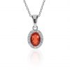 Spessartine Garnet Pendant By Heidi Kjeldsen Jewellery P1470 Front