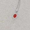 Spessartine Garnet and Diamond Cluster Pendant Heidi Kjeldsen Jewellery