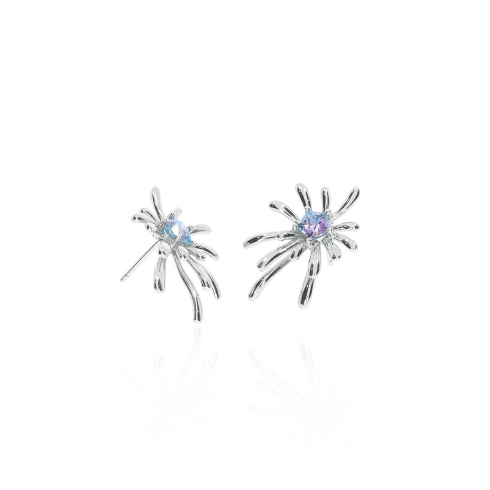 Fei Liu Crossette Earrings Heidi Kjeldsen Ltd ER2593 white