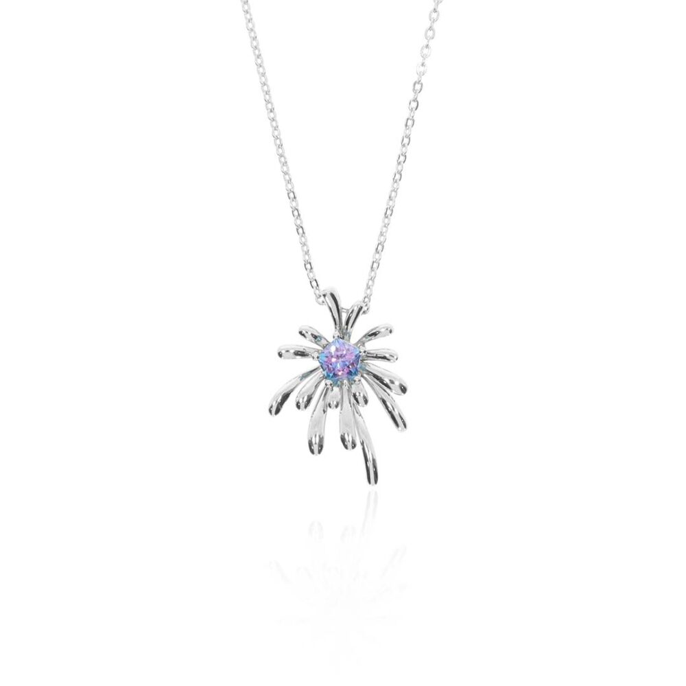 Fei Liu Crossette Pendant Heidi Kjeldsen Ltd P1491 white