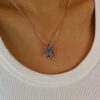 Fei Liu Sparkler Silver Pendent Heidi Kjeldsen Jewellery model P1491 2