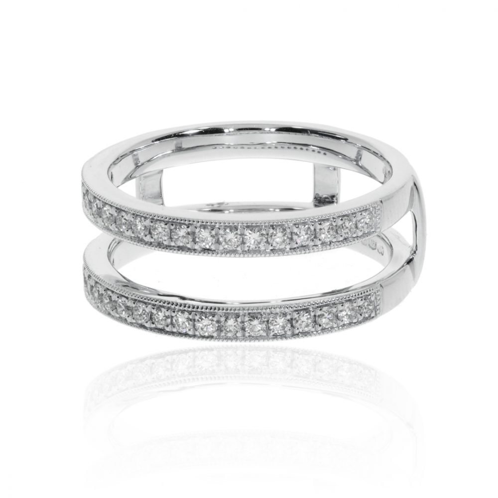 Diamond Double Band Ring By Heidi Kjeldsen jewellery R1675 Side