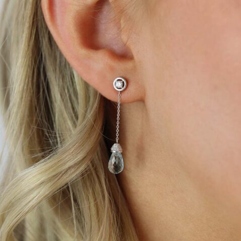 Freja Blue Topaz and Diamond Drop Earrings Heidi Kjeldsen Jewellers ER2597 (1)
