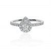 Gorgeous Pear Diamond cluster ring by Heidi Kjeldsen Jewellers R1692 Front