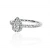 Gorgeous Pear Diamond cluster ring by Heidi Kjeldsen Jewellers R1692 Side