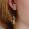 Hanne Rock Crystal Diamond Drop Earrings Heidi Kjeldsen Jewellery ER2596 model2 (1)