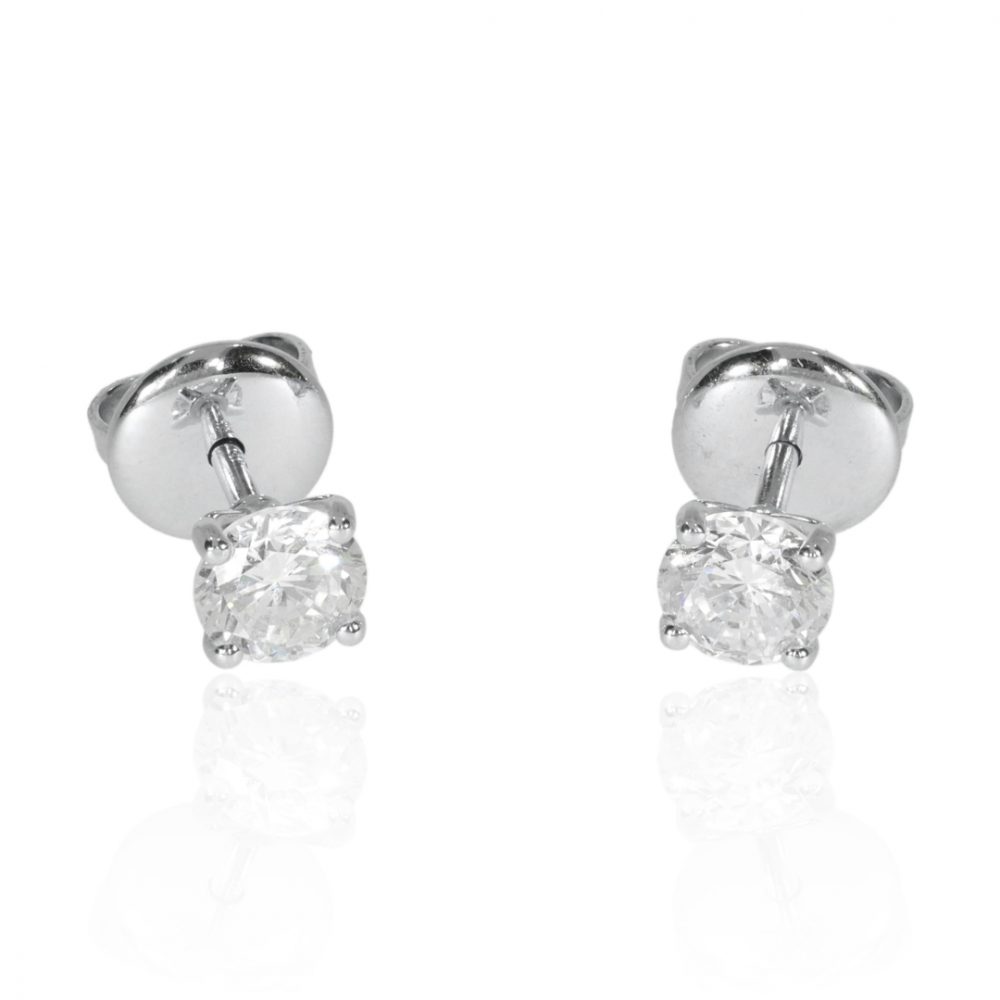 Laboratory Grown Diamond Earstuds By Heidi Kjeldsen jewellers ER2617 Front