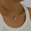 Hanne Diamond Cluster Pendent Heidi Kjeldsen Jewellery model P1282