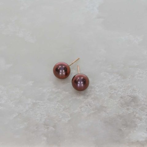 Bronze Cultured Pearl Earrings By Heidi Kjeldsen Jewellery ER1743A Still