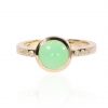Chrysoprase and Diamond Ring by Heidi Kjeldsen R1703 Front