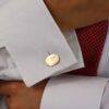 Eliza Gold Linked Cufflinks Heidi Kjeldsen Jewellery CL298