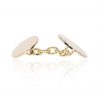 Gold Cufflinks by Heidi Kjeldsen Jewellery CL298 Side close up
