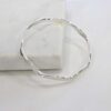 Octagagonal Sterling Silver Bangle Heidi Kjeldsen Jewellery BL954 still