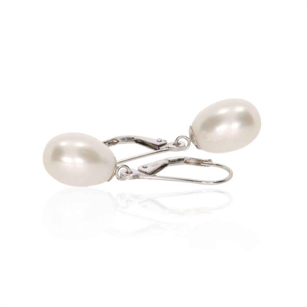Pearl Drop Earrings By Heidi Kjeldsen Jewellery ER2447 Flat