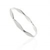 Silver Octagonal Bangle Heidi Kjeldsen Jewellery BL954 Vertical