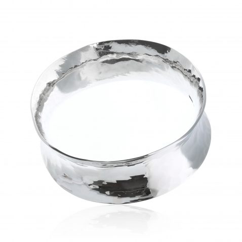 Sterling Silver bangle concave By Heidi Kjeldsen Jewellery BL960 Front