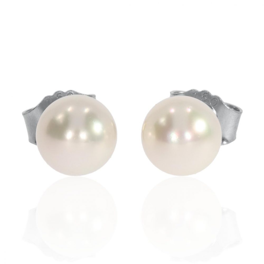 White Akoya Pearl Earrings Heidi Kjeldsen Jewellery ER2327