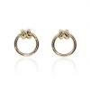 Gold Kiss Earrings By Heidi Kjeldsen Jewellery ER2606 Front