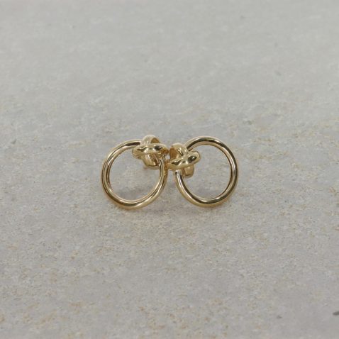 Gold Kiss Earrings By Heidi Kjeldsen Jewellery ER2606 still 2