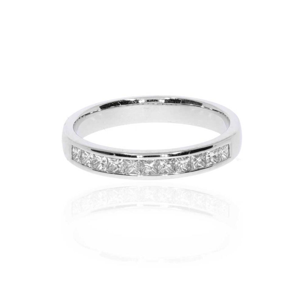 Princess Cut Diamond Eternity Ring By Heidi Kjeldsen Jewellery R1585 white