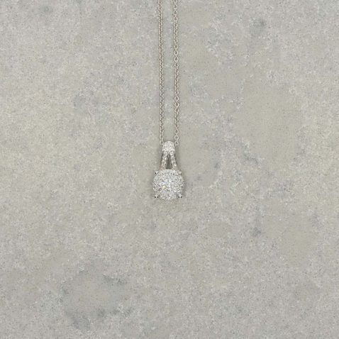 Sofia Diamond Cluster Gold Pendant Heidi Kjeldsen Jewellery P1750 still