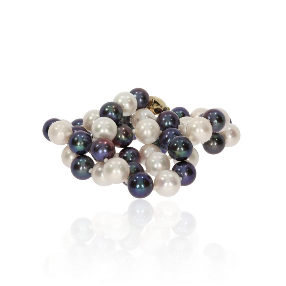 Black and White Cultured Pearl Necklace By Heidi Kjeldsen Jewellery NL1217 Bundle