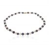 Black and White Cultured Pearl Necklace By Heidi Kjeldsen Jewellery NL1217 Flat