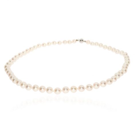 Beautiful Akoya Pearl Necklace By Heidi Kjeldsen Jewellery NL1205 Front