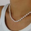 Margit Akoya Pearl Necklace Heidi Kjeldsen Jewellery model NL1206