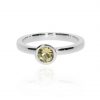 Yellow Tourmaline stacking ring by Heidi Kjeldsen Jewellery R1716 Front