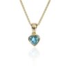 Freja Blue Topaz Heart Pendant Heidi Kjeldsen Jewellery P1507 white1