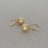 Golden South Sea Pearl and Diamond Earrings Heidi Kjeldsen Jewellery ER4778 still