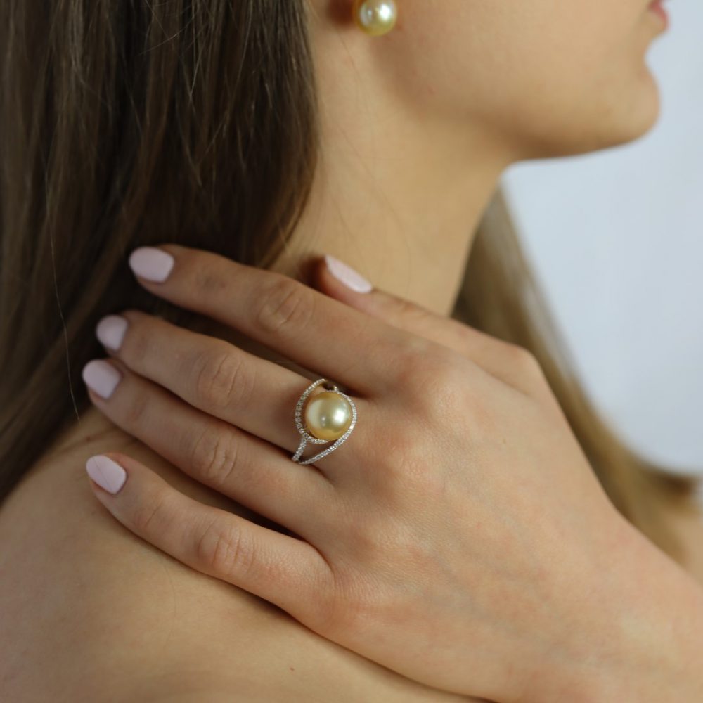 Golden South Sea Pearls By Heidi Kjeldsen Jewellery Ring R1723 Model 6