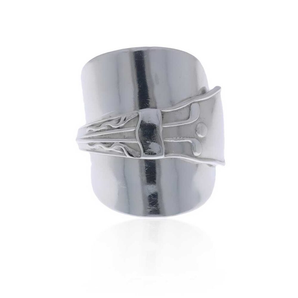 Sterling Silver Teaspoon Ring Heidi Kjeldsen Jewellery R1742 Front