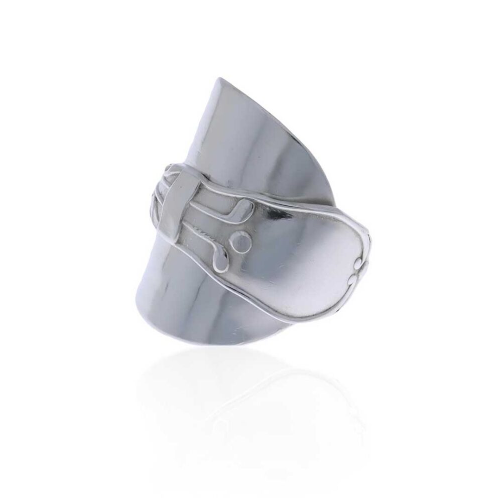Sterling Silver Teaspoon Ring Heidi Kjeldsen Jewellery R1742 Side