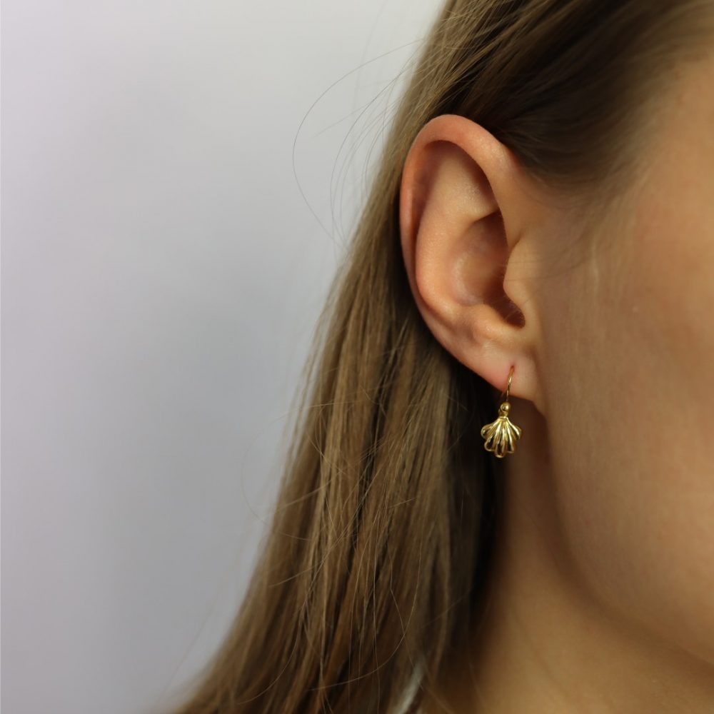 Gold Earrings by Heidi Kjeldsen Jewellery ER4784 model
