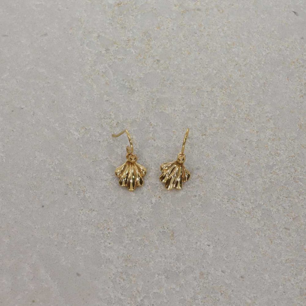 Shell Gold Earrings Heidi Kjeldsen Jewellery ER4784 still