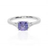Viola Tanzanite and Diamond Ring Heidi Kjeldsen Jewellery R1746 front