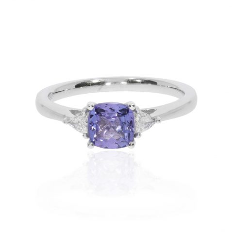 Tanzanite and Diamond Ring Heidi Kjeldsen Jewellery R1746 front