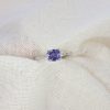 Viola Tanzanite and Diamond Ring Heidi Kjeldsen Jewellery R1746 white