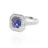 Viola Tanzanite and Diamond Cluster Ring Heidi Kjeldsen Jewellery R1756 side