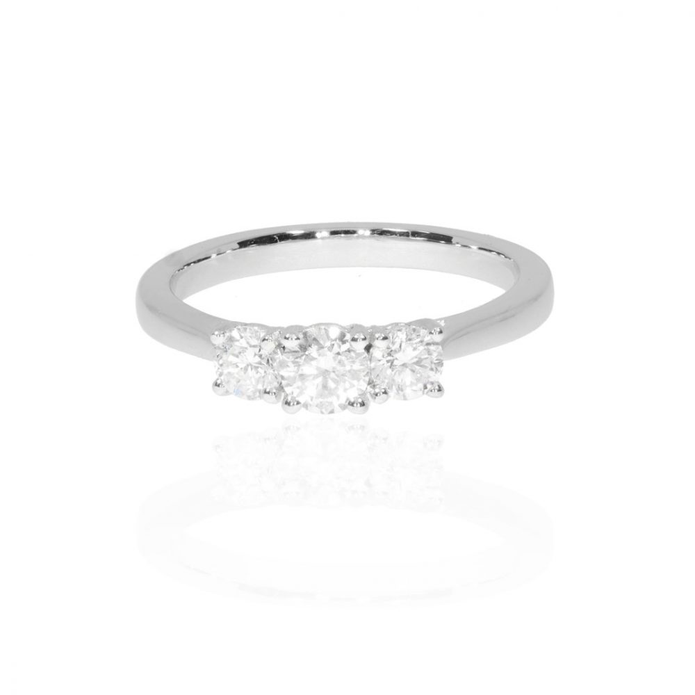 Diamond Three stone ring Heidi Kjeldsen Jewellery