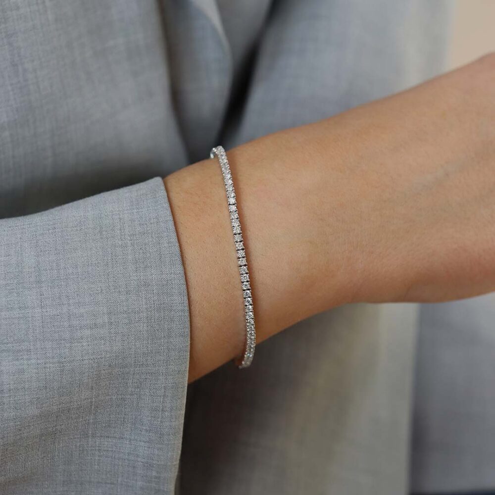 Karina Laboratory Grown Diamond Tennis Bracelet Heidi Kjeldsen Jewellers BL1413