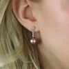 Alma Pink Pearl and Diamond Drop Earrings Heidi Kjeldsen Jewellers ER4793