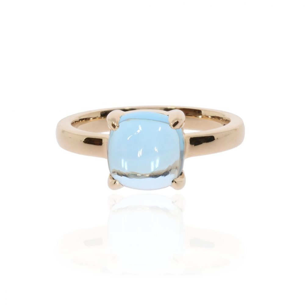 Blue Topaz Ring by Heidi Kjeldsen Jewellery R1789 front
