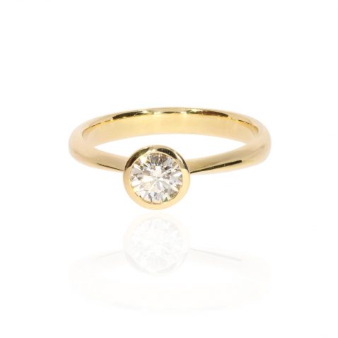 Diamond Rubover Ring Heidi Kjeldsen Jewellery R1790 front