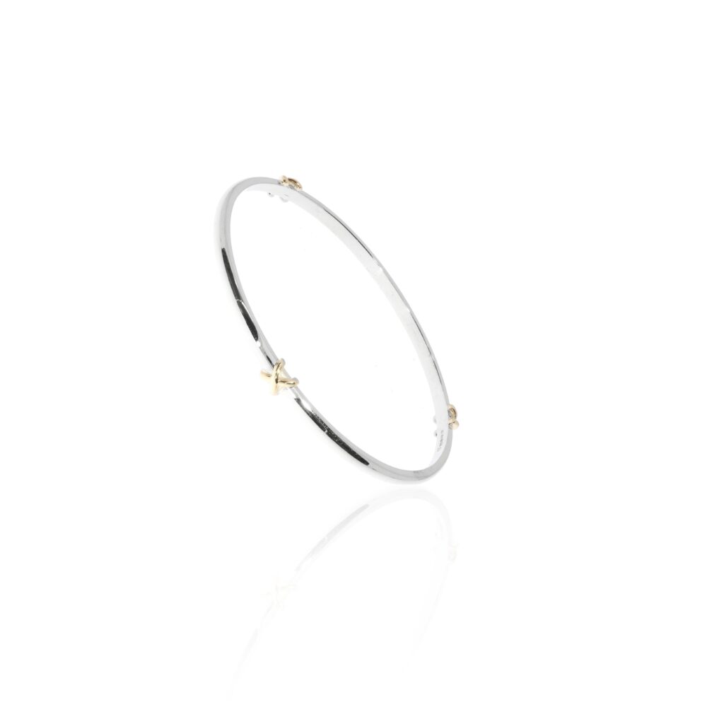 Tove-Silver-and-Gold-Kiss-bangle-Heidi-Kjeldsen-Jewellery-BL4079-vertical