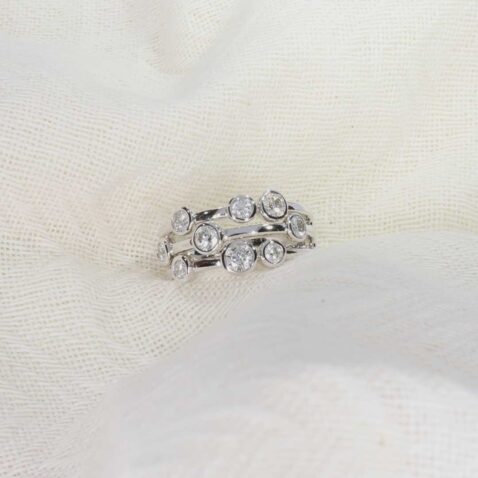 Diamond Platinum Bubble Ring Heidi Kjeldsen Jewellery R1788 still2