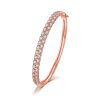 Lilia Rose Gold Bangle Heidi Kjeldsen Jewellery BL4098 vertical