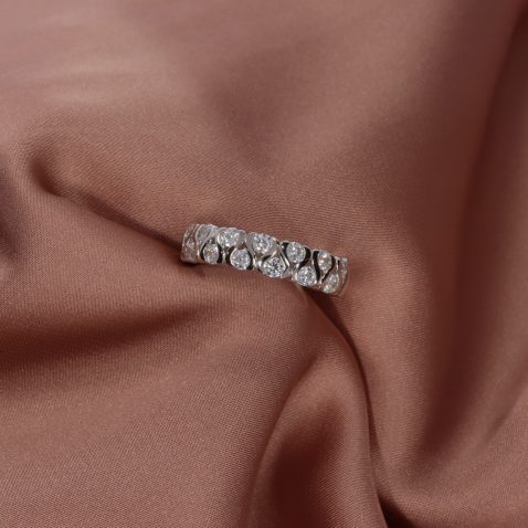 Lilia Silver Ring Heidi Kjeldsen Jewellery R1802 pink